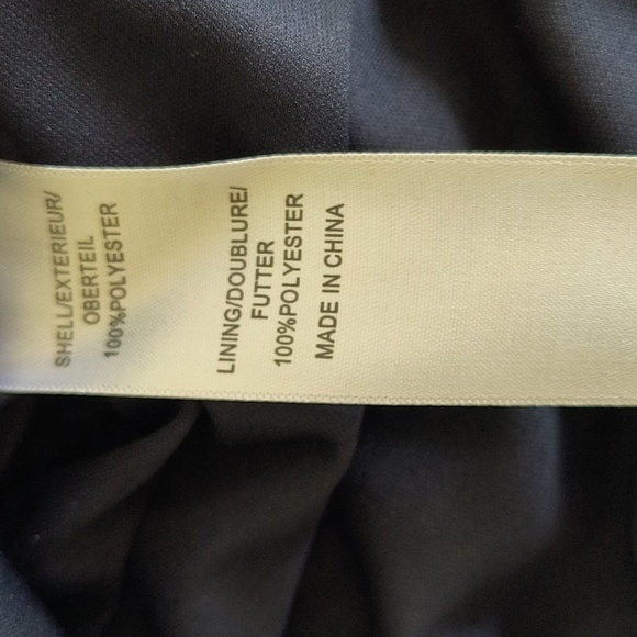 Adrianna Papell Navy Blue Sleeveless Embellished Mesh Ruched bodycon dress SZ 8 - Picture 12 of 15